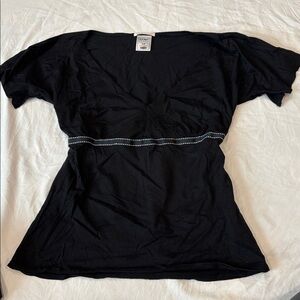 Old Navy Babydoll Ribbon Waist tee
